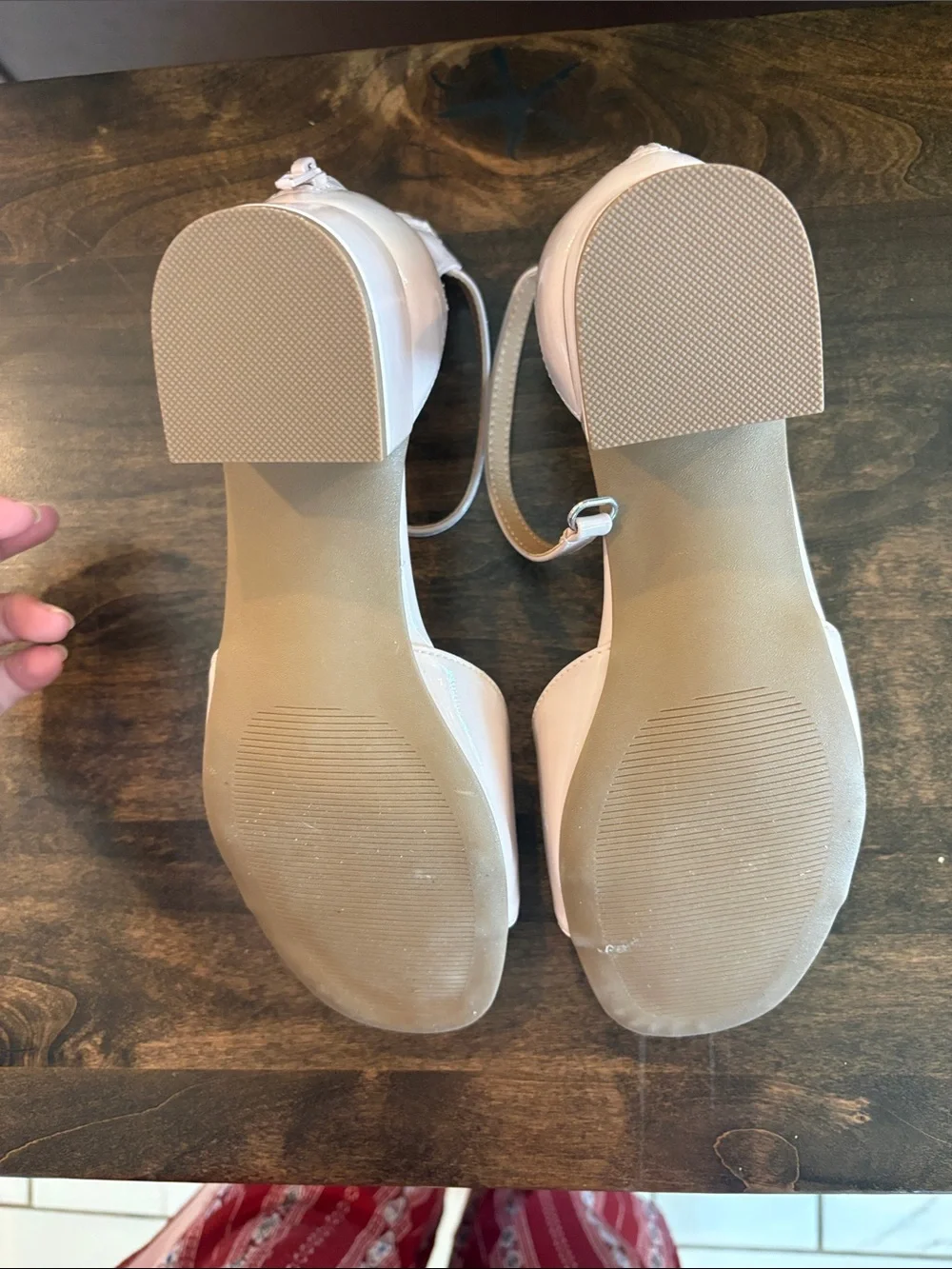 Girls Dolce Vita Giorgia Pink Block-Heel Sandals w/ Pearl Bows - NIB, size 5